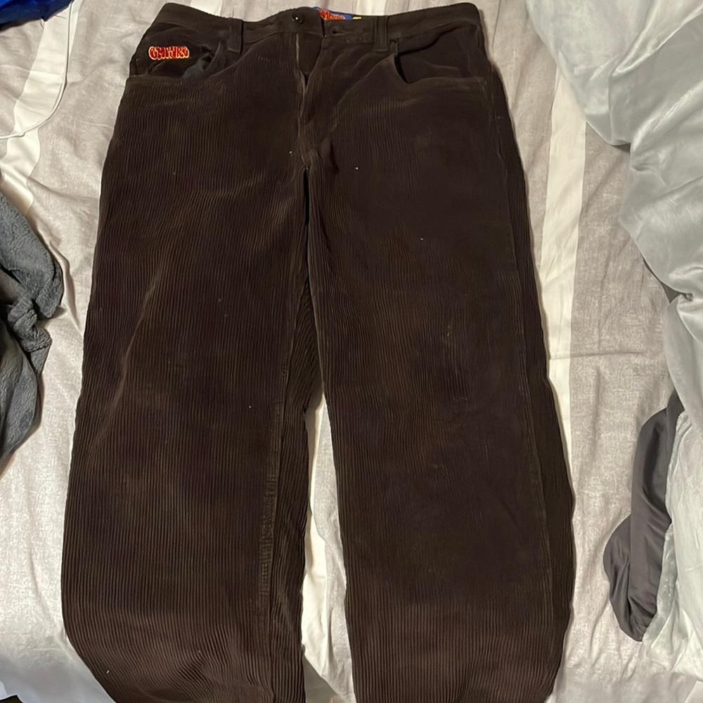 Empyre Loose Fit Brown Corduroy Skate Pants